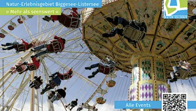 Digitaler Veranstaltungskalender für die Region Biggesee / Listersee.