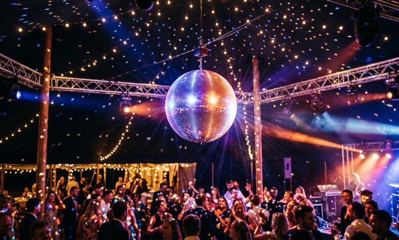 Festbeleuchtung für Schützenfest, Abiball und Co.